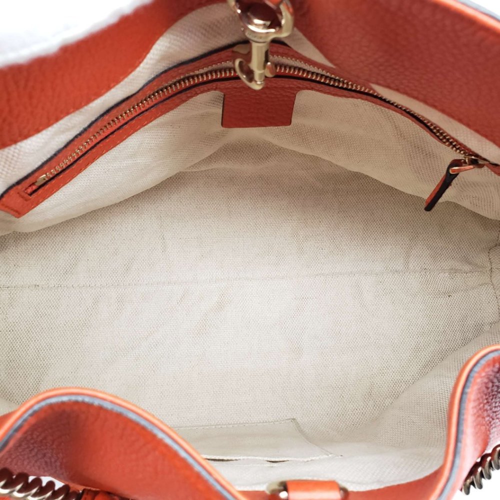 Authentic Gucci Soho on Chain Leather Shoulder Bag - Picture 10 of 15